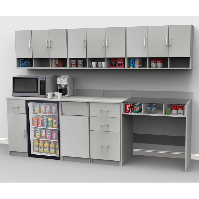 Breaktime Coffee Kitchen Lunch Break Room 84" x 108" Base Wall